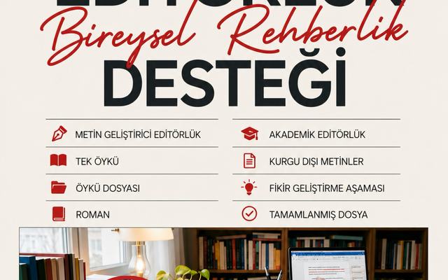 zafer köse ile bireysel editörlük desteği