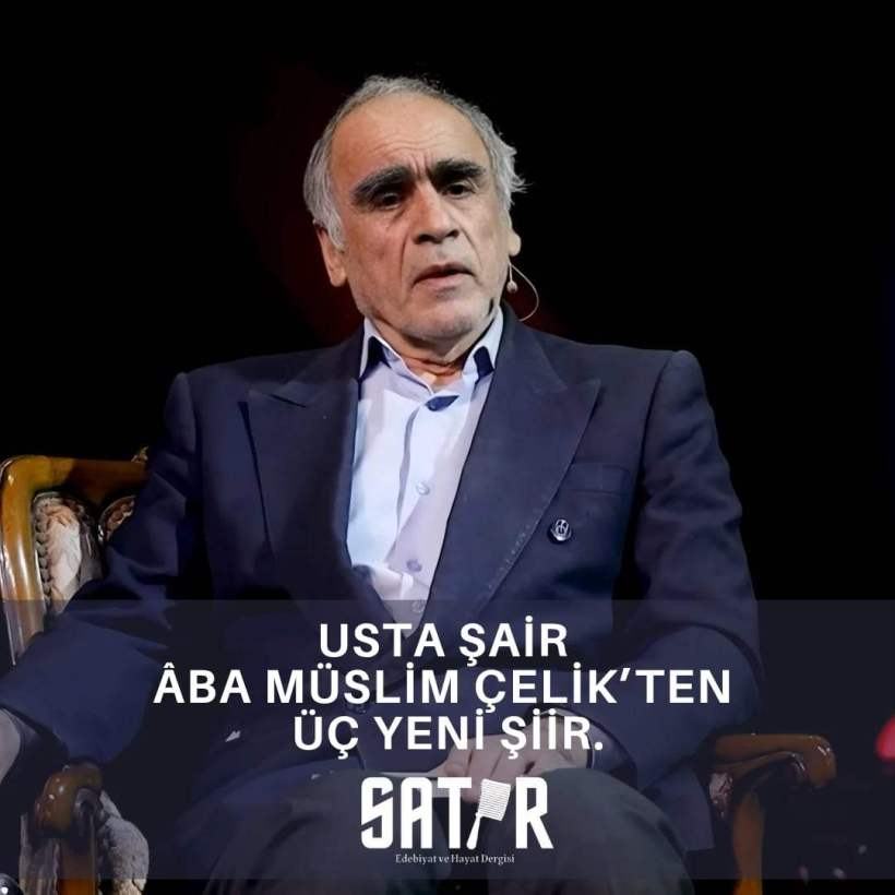 Usta Şair Âba Müslim Çelik'ten Yeni Bir Üçleme